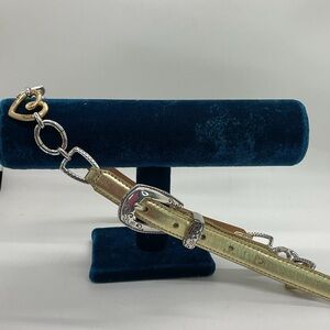 Brighton Gold and Silver Women's Belt